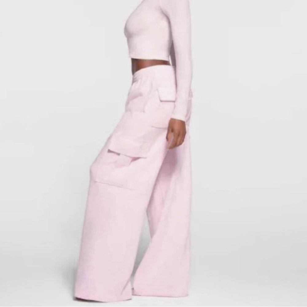SKIMS Cherry Blossom Cargo Sweatpants